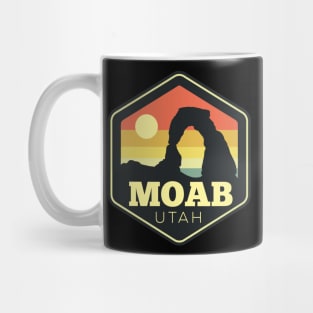 Moab Arches Hexagon Outdoors Badge Mug